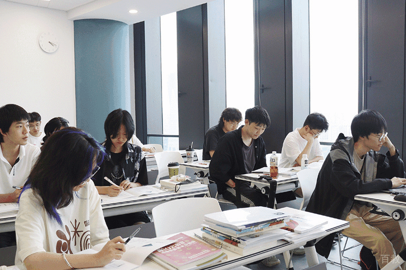 认真的学生