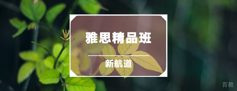 雅思精品班