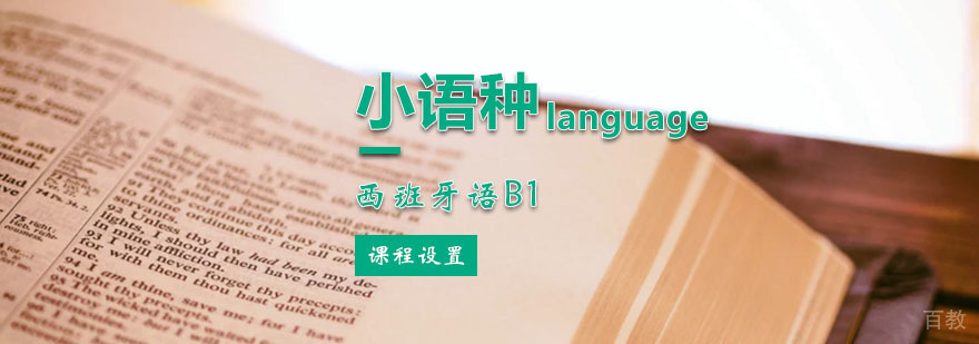 西班牙语B1课程设置