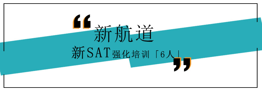 重庆新SAT强化培训课程「6人」