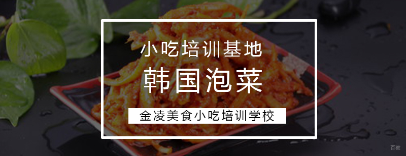 韩国泡菜制作教学