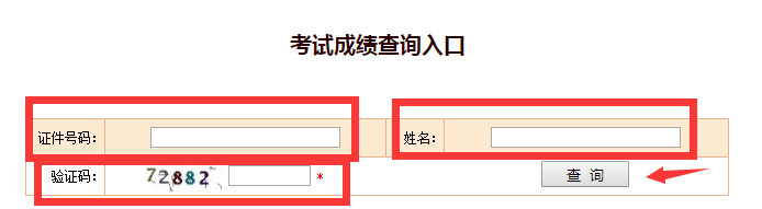 信息填写与查询界面截图