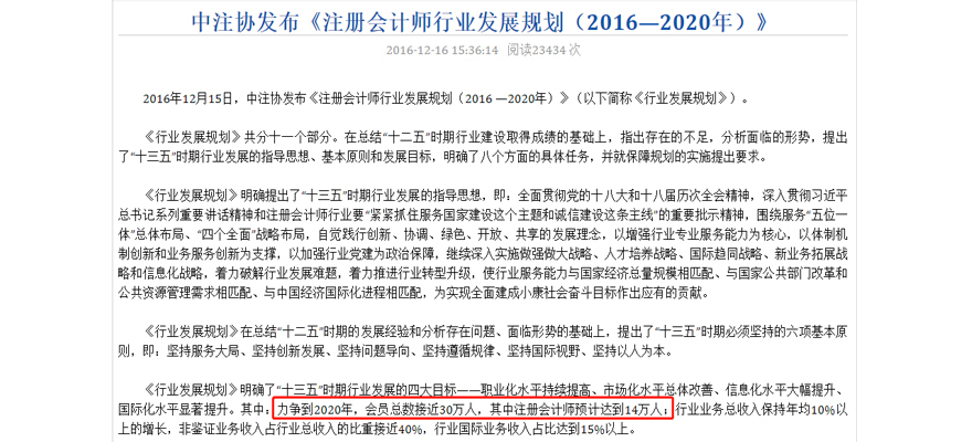 注册会计师人才供需分析