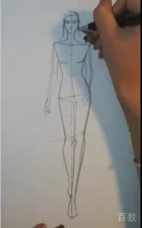 服装设计人体结构示范