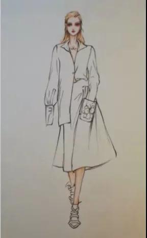 服装效果图上色技巧
