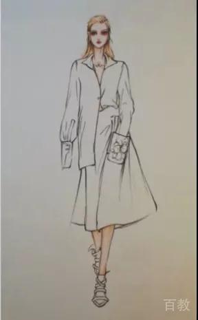 服装效果图上色技巧