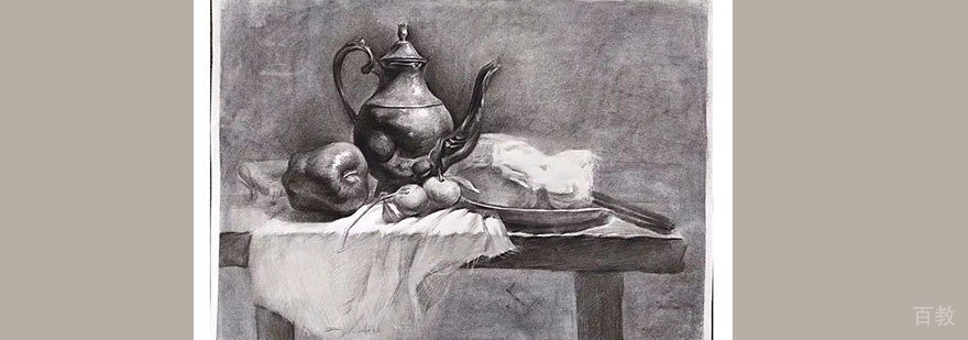 素描明暗处理示范