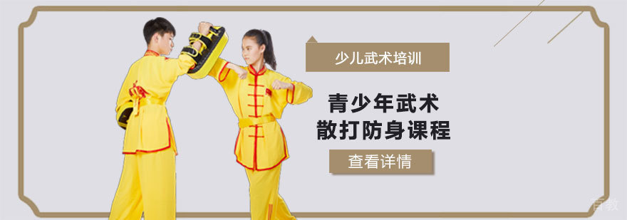 合肥青少年防身散打训练