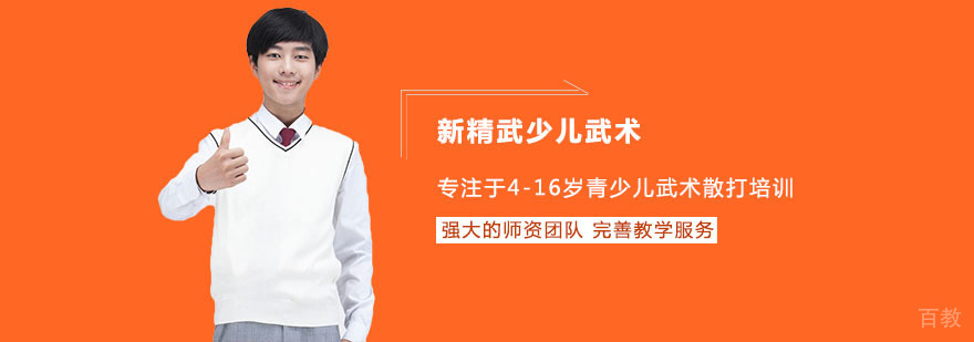 上海新精武少儿武术训练场景