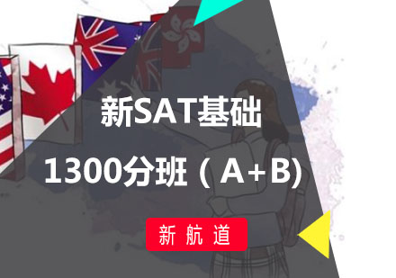 新SAT基础1300分班（A+B)