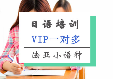 日语VIP一对多培训课程