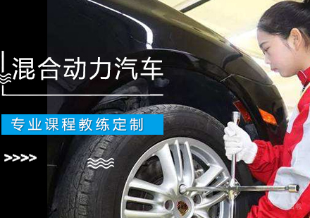 混合动力汽车维修班