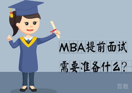 MBA提前面试需要准备什么？ 