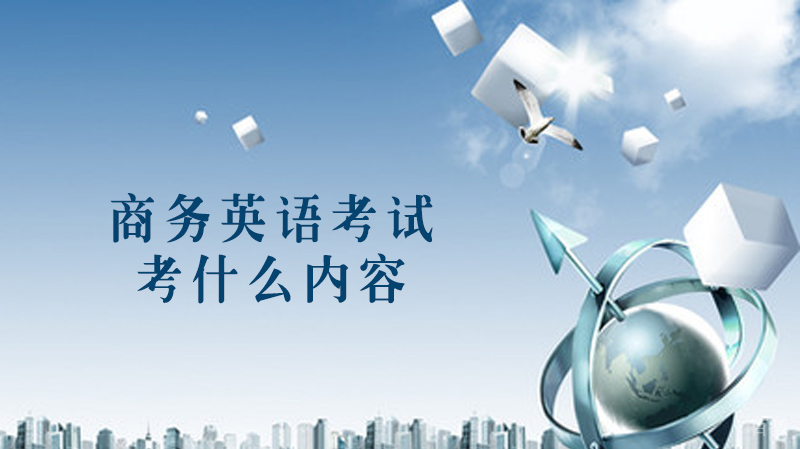 商务英语考试考什么内容 