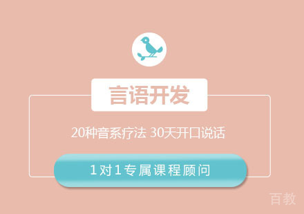儿童言语开发康复训练课程