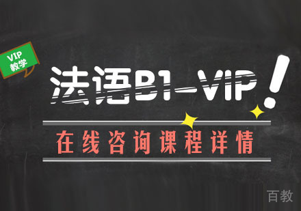 法语B1 VIP课程培训班