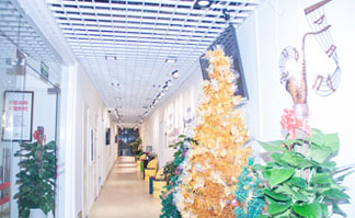 上海羽翼国际艺术学校走廊环境