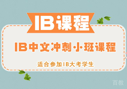 IB中文冲刺小班课程
