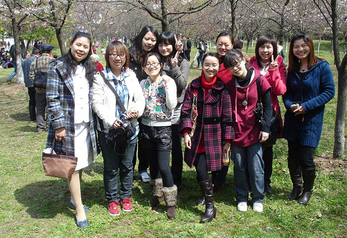 武汉良木日语教育春游赏樱文化