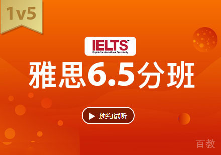 雅思6.5分培训班「1V5」
