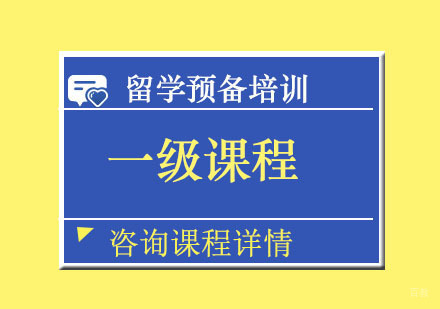 留学预备一级课程1V5