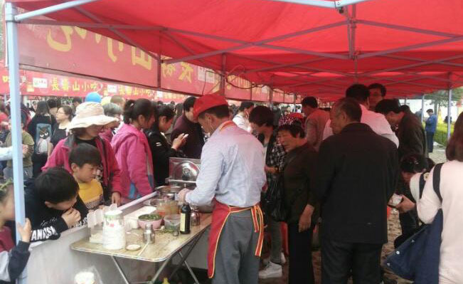 长沙英佳尔小吃活动现场