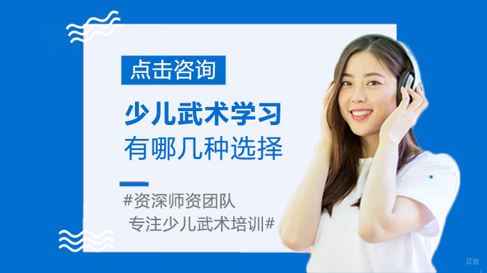 少儿武术学习有哪几种选择 
