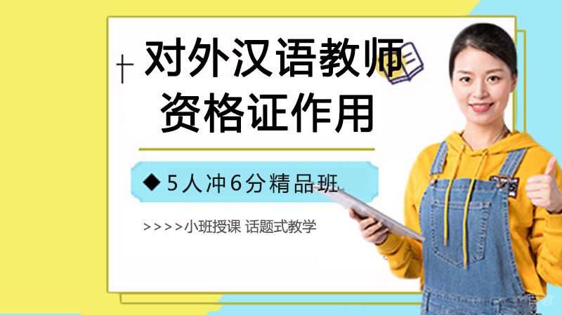 对外汉语教师资格证作用 