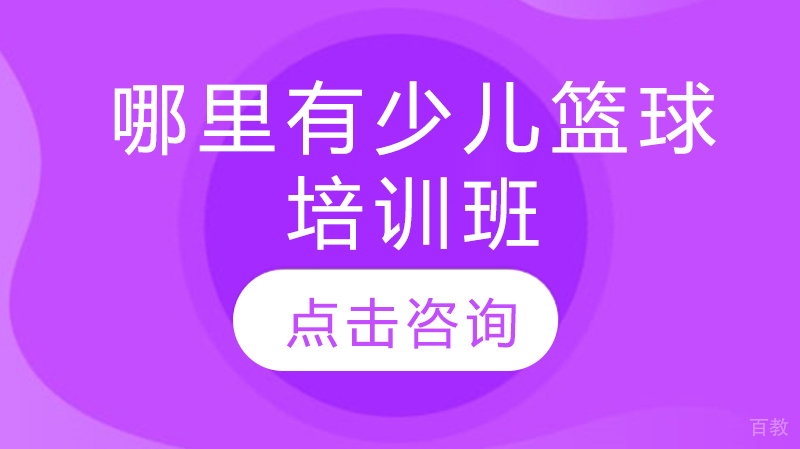 哪里有少儿篮球培训班 