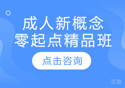 成人新概念零起点精品班