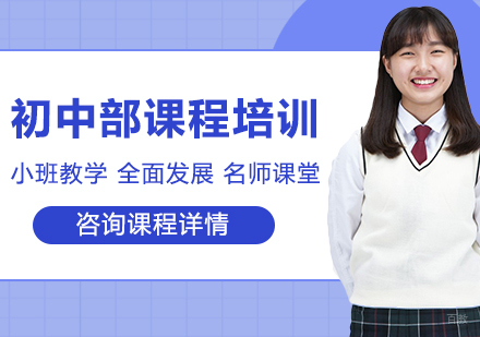 深圳初中部课程培训