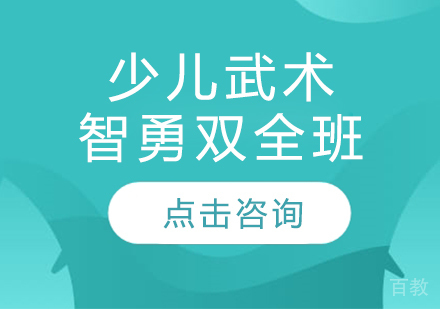 少儿武术智勇双全班