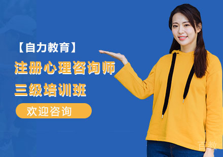 注册心理咨询师三级培训班