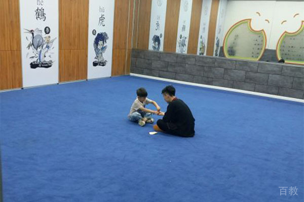 合肥新精武少儿武术教育的少儿武术培训课堂