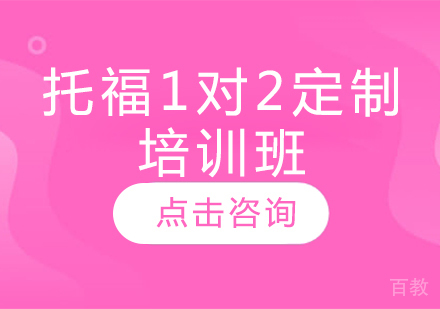 托福1对2定制培训班