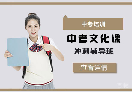 中考文化课冲刺辅导班