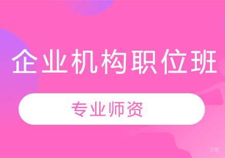 企业机构职位班