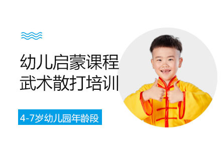 幼儿武术散打启蒙培训班