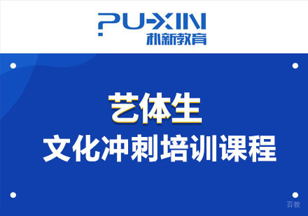 艺体生文化冲刺培训课程