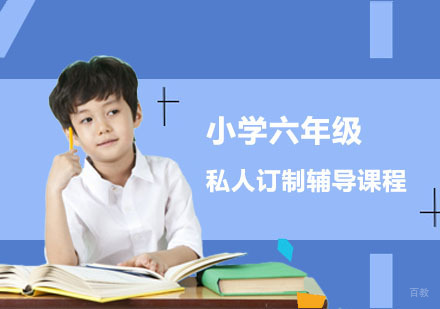 小学六年级私人订制辅导课程