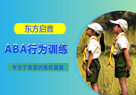 语言障碍儿童ABA行为训练课程