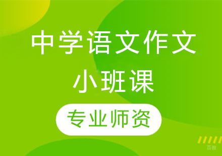中学语文作文小班课