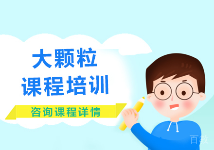深圳大颗粒课程培训