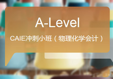 佛山CAIE冲刺小班（物理化学会计）
