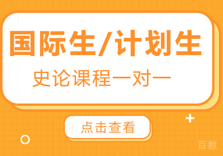 意大利国际生/计划生史论课程一对一培训