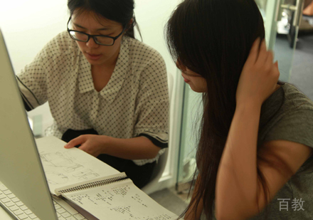 老师指导学生
