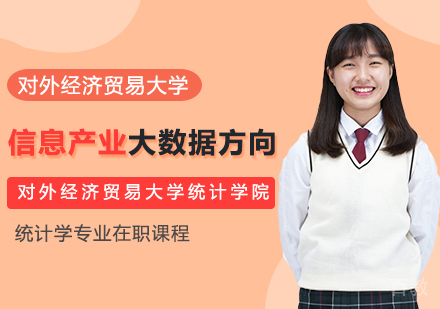 对外经济贸易大学统计学院统计学专业信息产业大数据方向在职课程