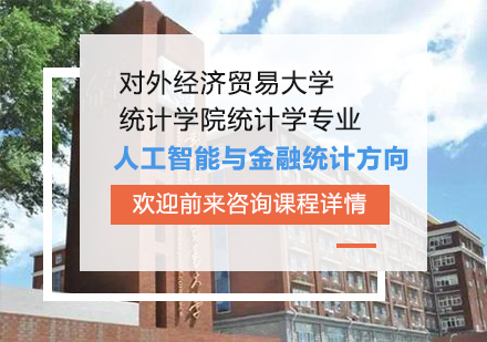 北京对外经济贸易大学统计学院统计学专业人工智能与金融统计方向培训班