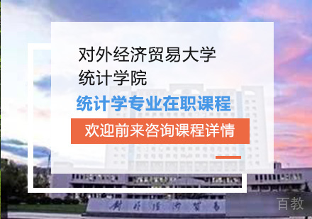 北京对外经济贸易大学统计学院统计学专业在职课程培训班
