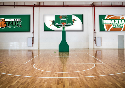 厦门花香盛世体育校区篮球场环境展示